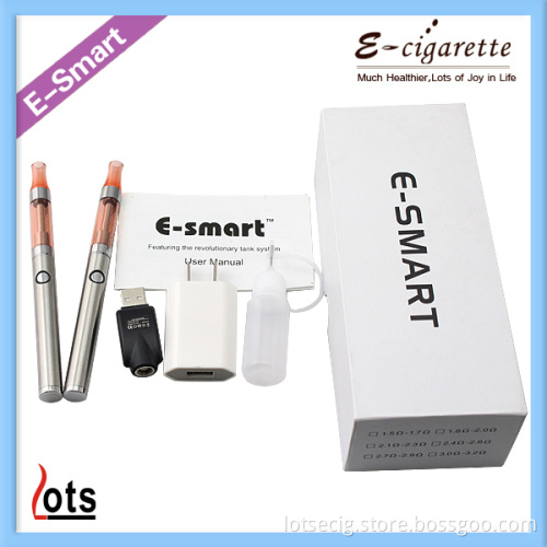 E Smart Electronic Cigarette Starter Kit with 1.3ml Clearomizer 808d Thread